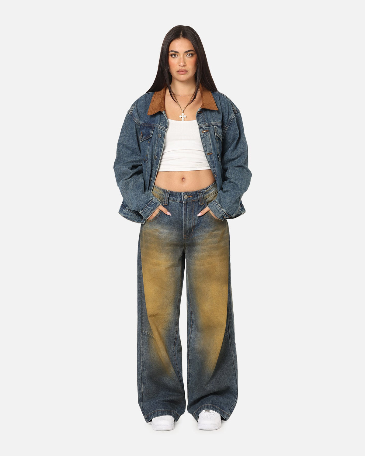 Saint Morta Rodeo Drive Denim Jacket Dirty Blue