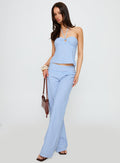 Sofea Mid Rise Pant Blue Stripe