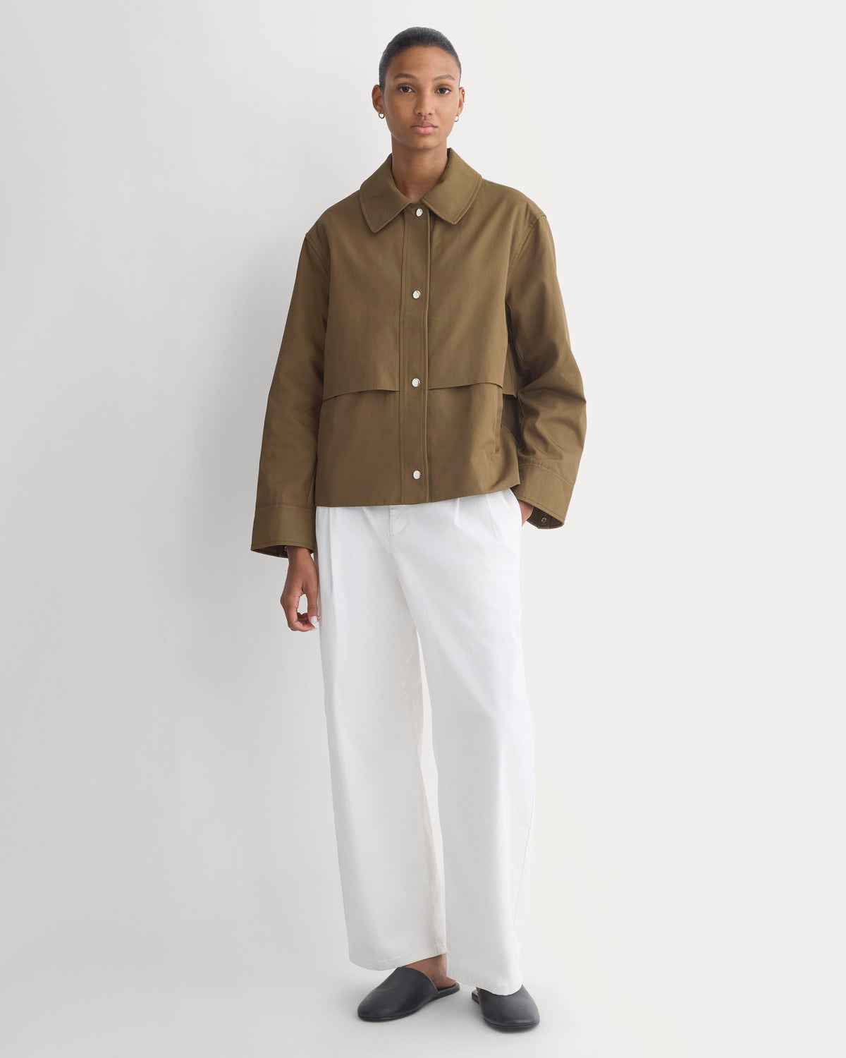 Organic Cotton Twill Field Jacket | Beech