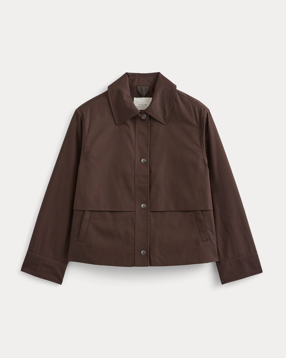 Organic Cotton Twill Field Jacket | Coffee Bean