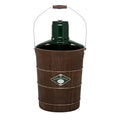 White Mountain 6 Qt. Green and Brown Electric Ice Cream Maker
