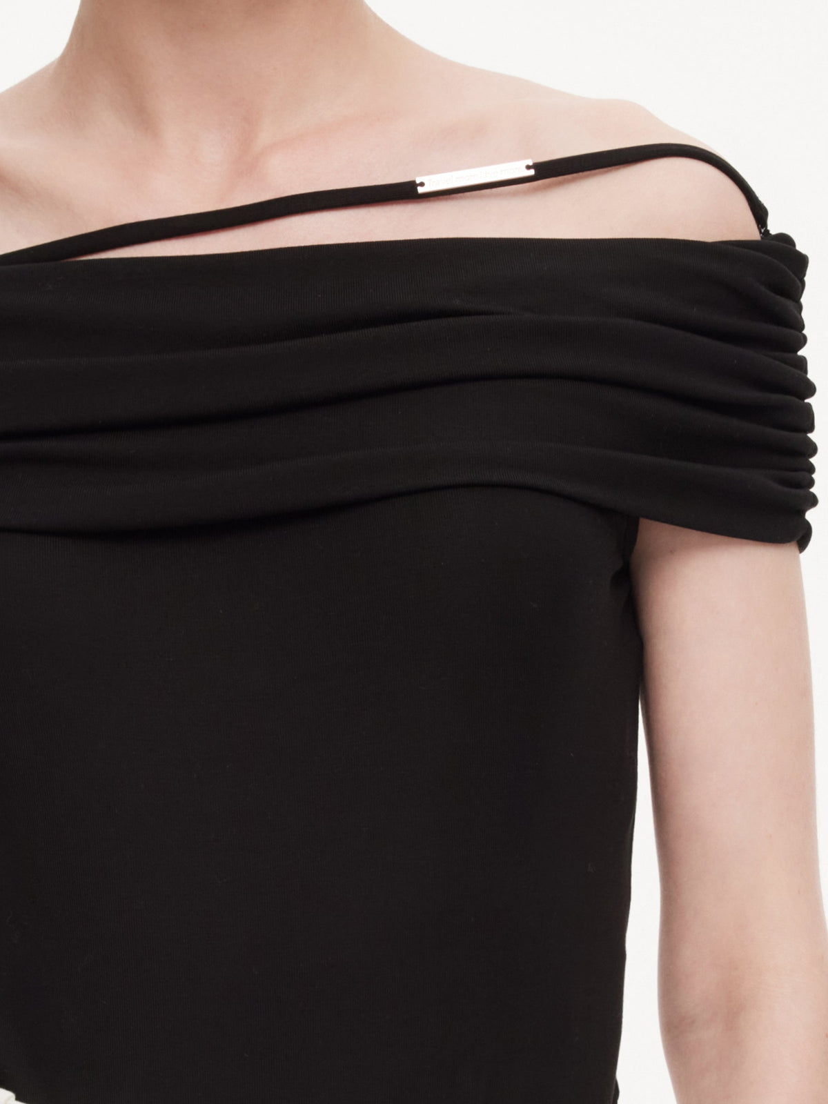 Lyocell Blend Off Shoulder Women Knit Top