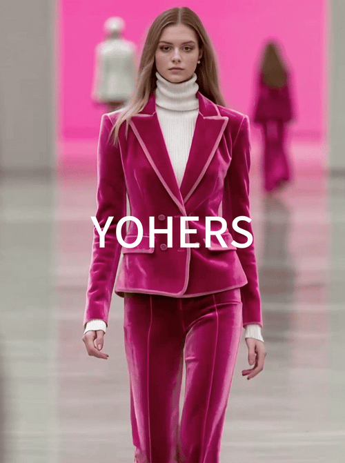 Barbie Pink Velvet Blazer With Light Pink Trimmed
