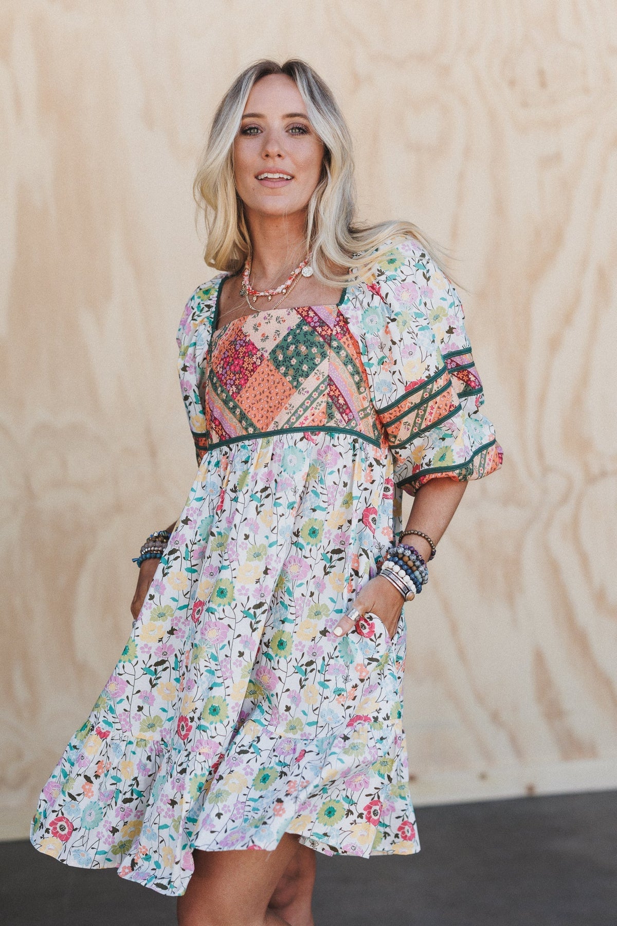 Beyond Boundaries Floral Dress - White - Pre Order