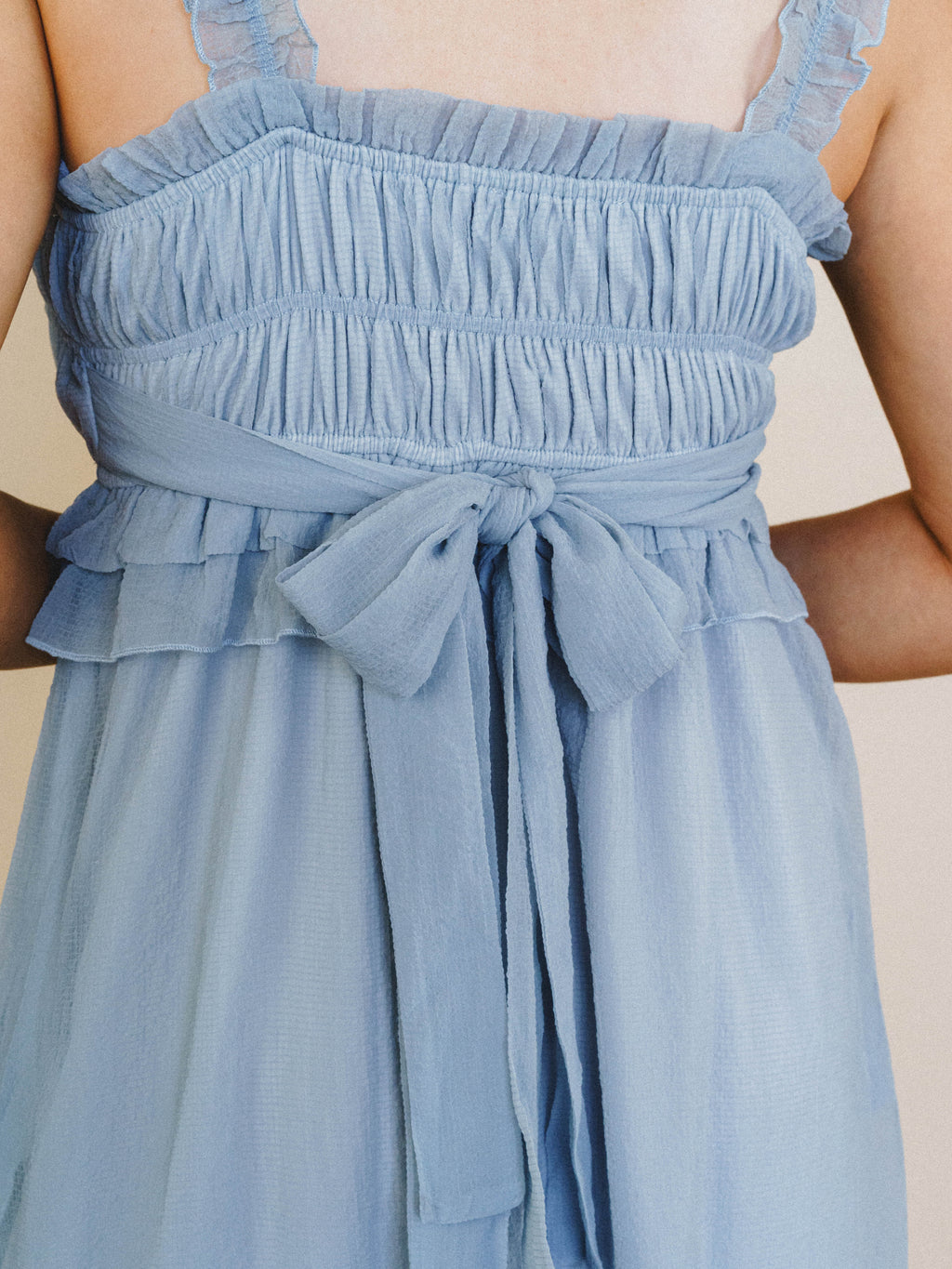 Spring Affair Dress - Pale Blue