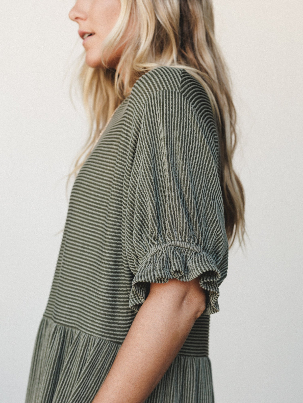 The Nest Open Sky Maxi Dress - Dark Olive