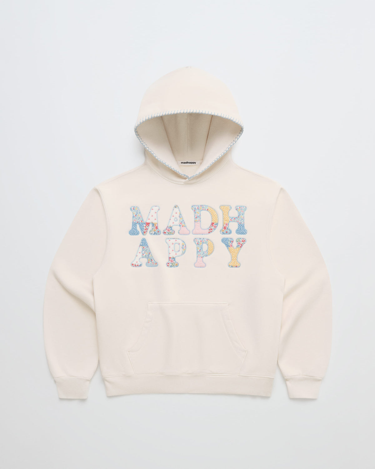 Patchwork Fleece Hoodie