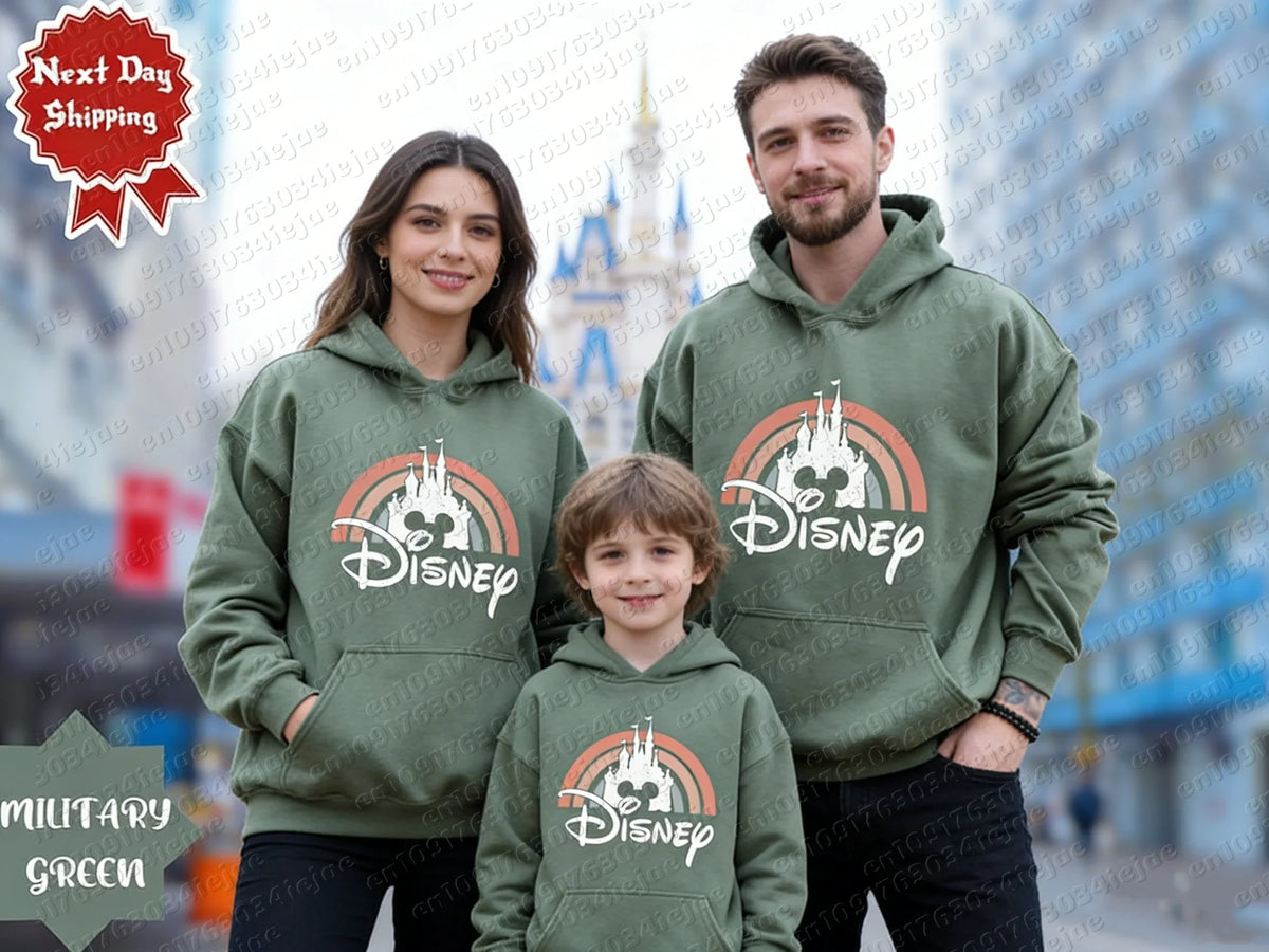 Pure Cotton Hoodie Parent-child Suit Unisex Keep Warm High Quality Causal Top