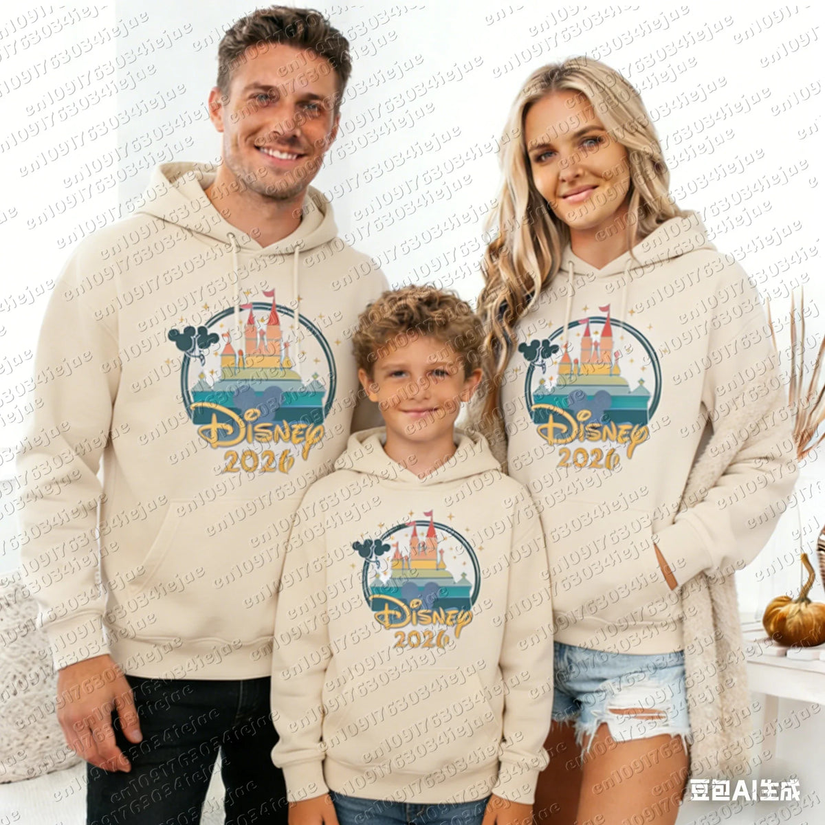 Trip Printed Hoodie Parent-child Fashion Cotton Warm Sweatshirt Loose Casual Coat Unisex