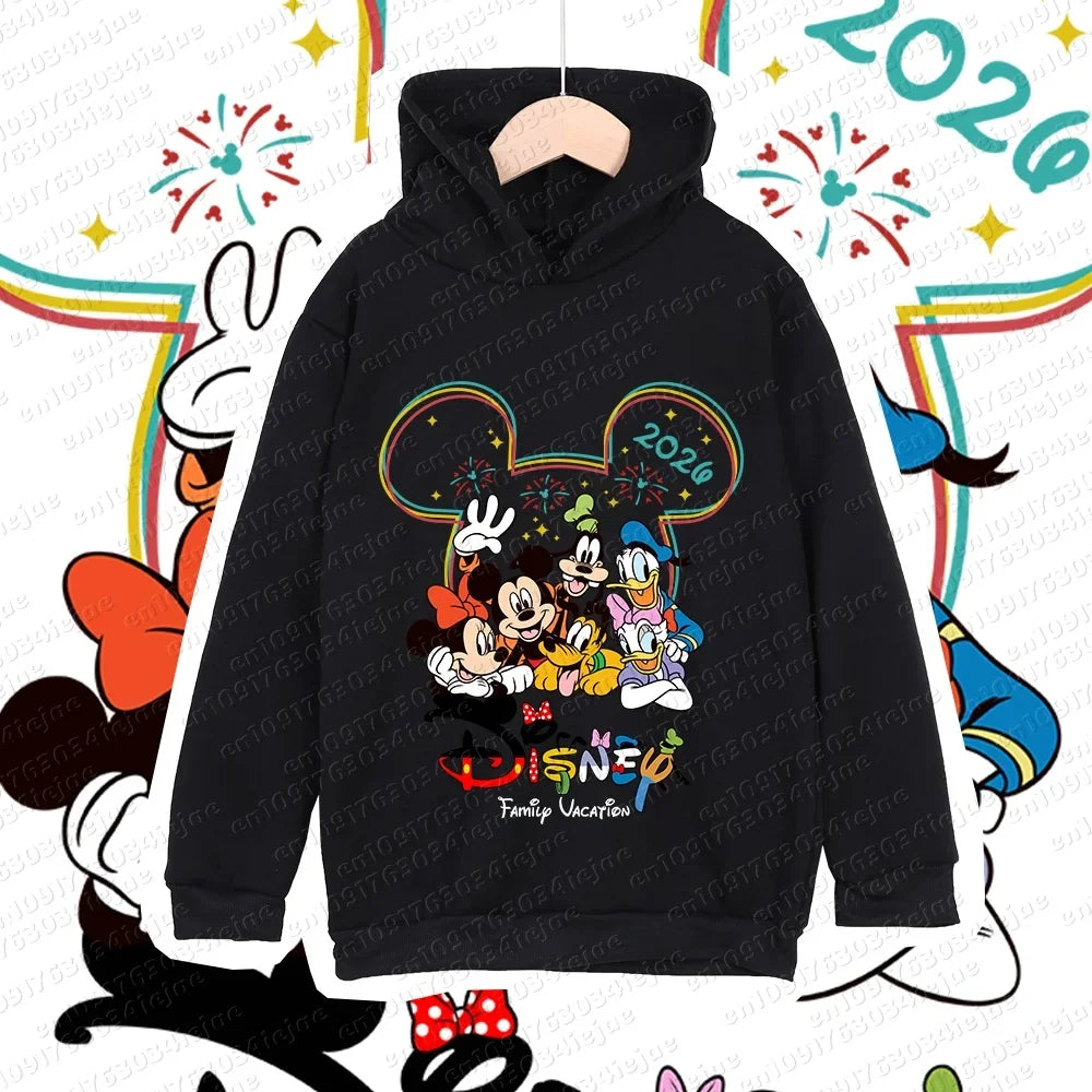 Pattern Pure Cotton Hoodie Parent-child Suit Unisex Keep Warm High Quality Causal Top