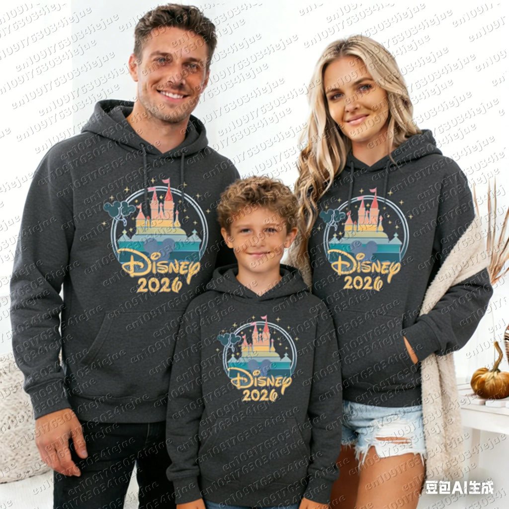 Trip Printed Hoodie Parent-child Fashion Cotton Warm Sweatshirt Loose Casual Coat Unisex