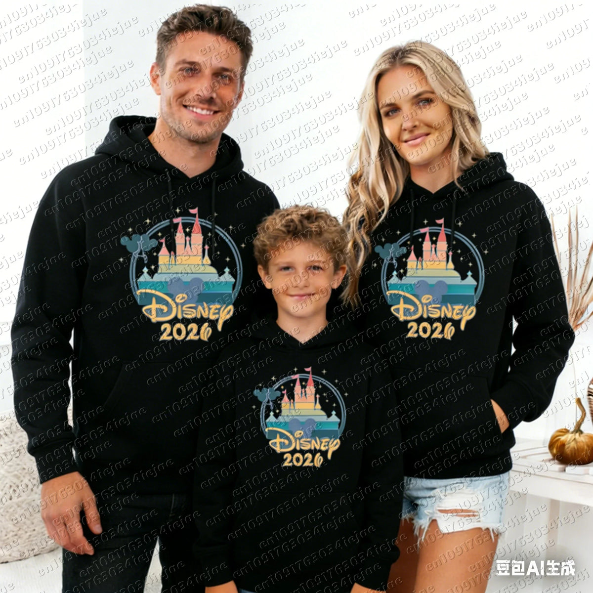 Trip Printed Hoodie Parent-child Fashion Cotton Warm Sweatshirt Loose Casual Coat Unisex