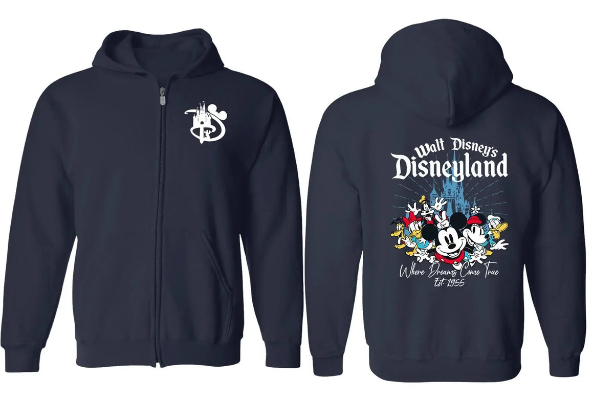 Mickey and Friends Full Zip Hoodies