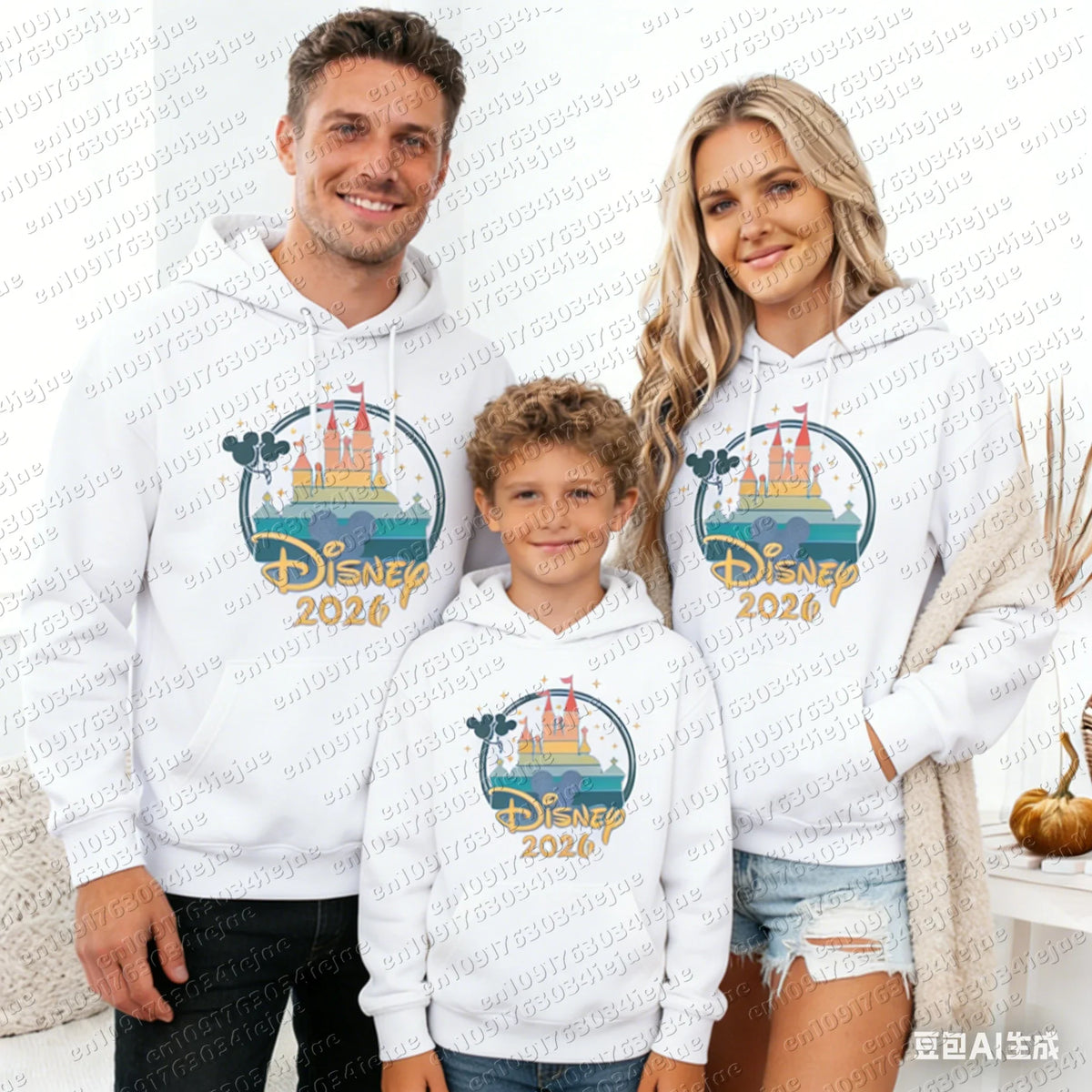 Trip Printed Hoodie Parent-child Fashion Cotton Warm Sweatshirt Loose Casual Coat Unisex