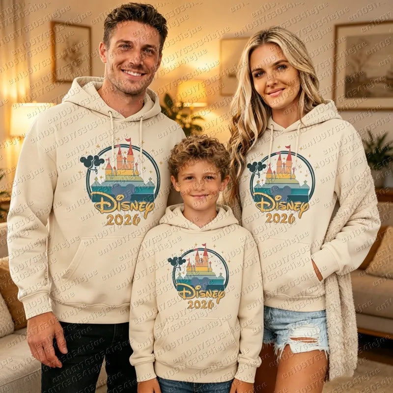 Trip Printed Hoodie Parent-child Fashion Cotton Warm Sweatshirt Loose Casual Coat Unisex