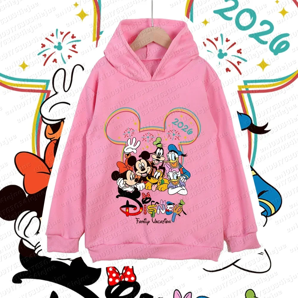 Pattern Pure Cotton Hoodie Parent-child Suit Unisex Keep Warm High Quality Causal Top
