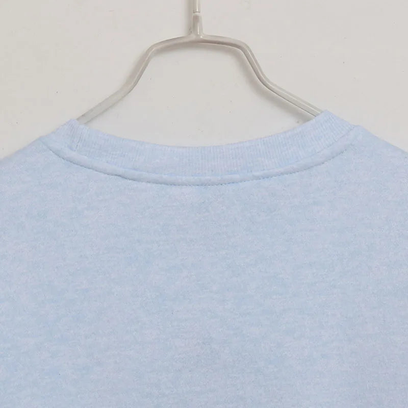 Eeyore Embroidery Fleece Sweatshirt Women O Neck Long Sleeve Casual Pullover Tops Female Cute Cartoon Jumper Streetwear
