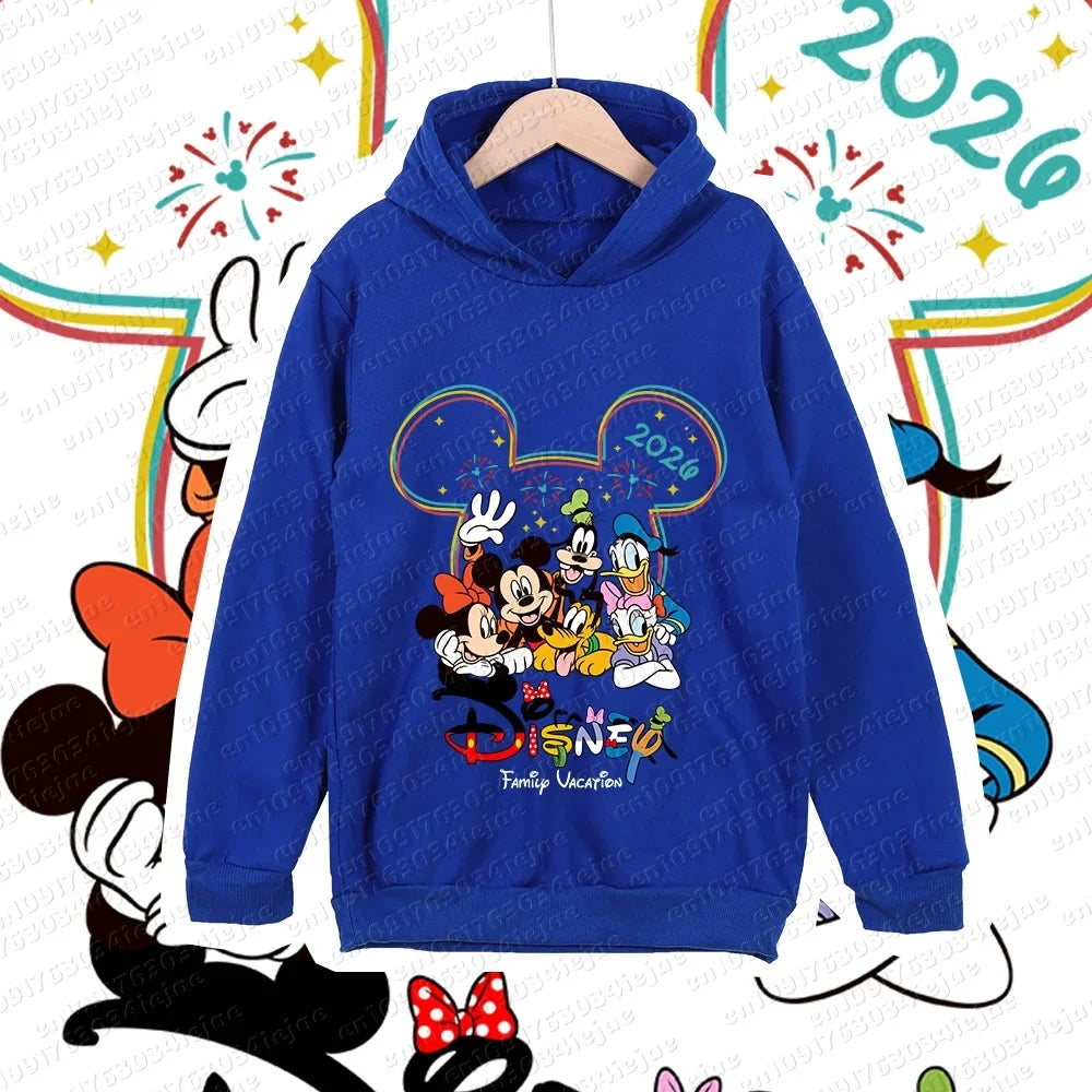 Pattern Pure Cotton Hoodie Parent-child Suit Unisex Keep Warm High Quality Causal Top