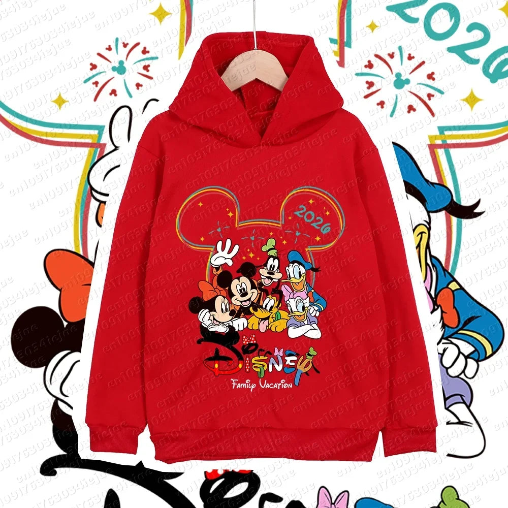 Pattern Pure Cotton Hoodie Parent-child Suit Unisex Keep Warm High Quality Causal Top