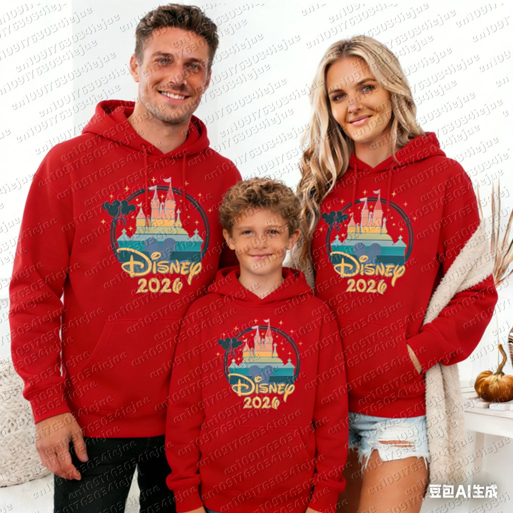Trip Printed Hoodie Parent-child Fashion Cotton Warm Sweatshirt Loose Casual Coat Unisex