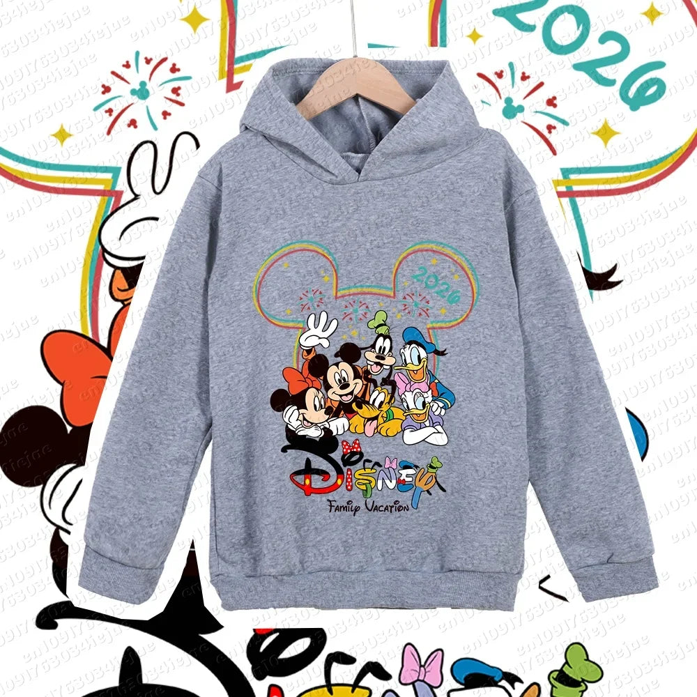 Pattern Pure Cotton Hoodie Parent-child Suit Unisex Keep Warm High Quality Causal Top