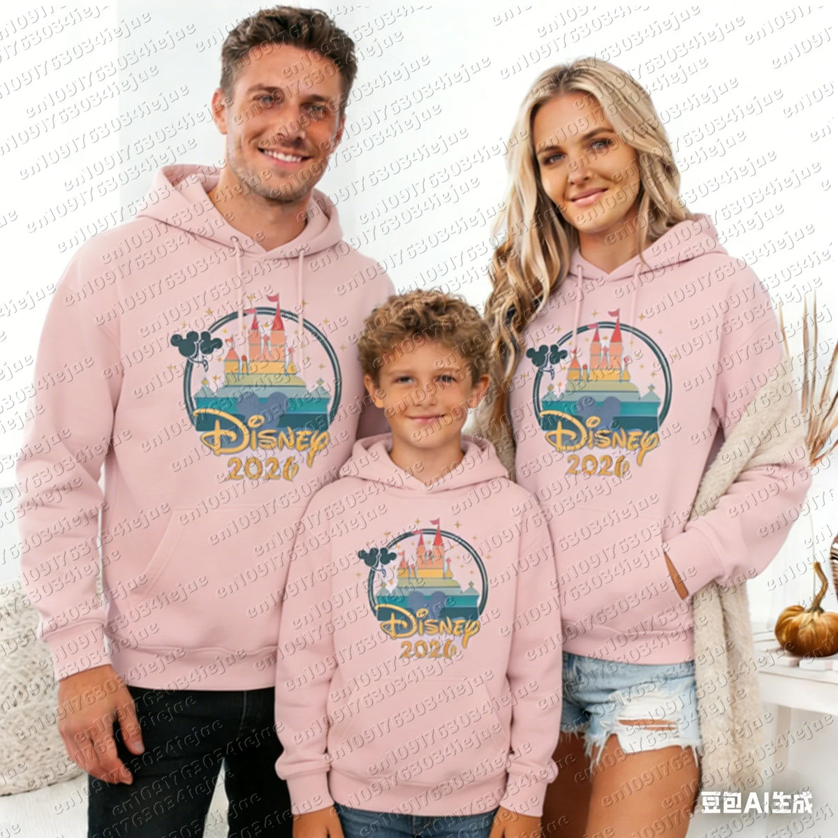Trip Printed Hoodie Parent-child Fashion Cotton Warm Sweatshirt Loose Casual Coat Unisex