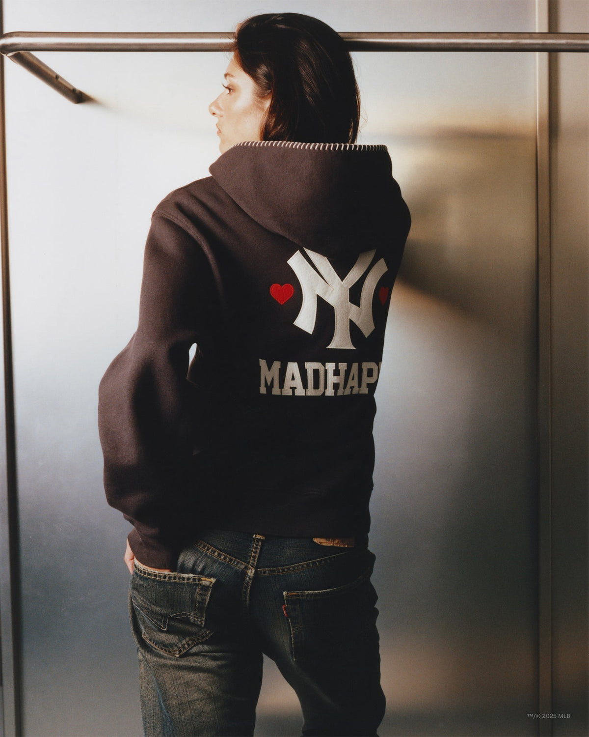 Yankees Heart Fleece Hoodie