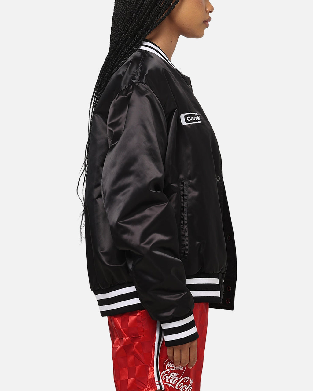 Carre Carré X Coca Cola Batter Up Stadium Jacket Black