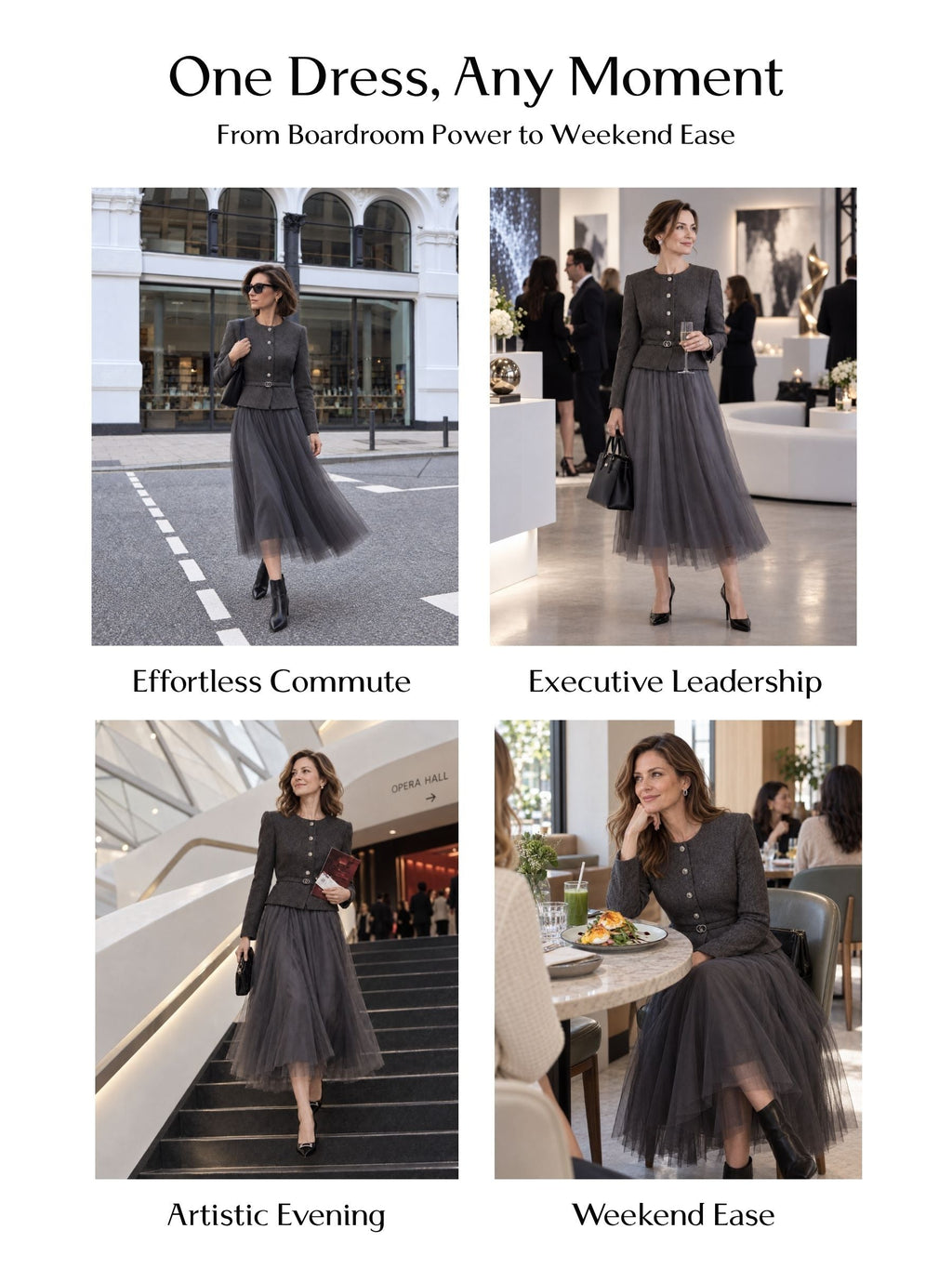 Washable Merino Wool Patchwork Women Maxi Dress With Belt