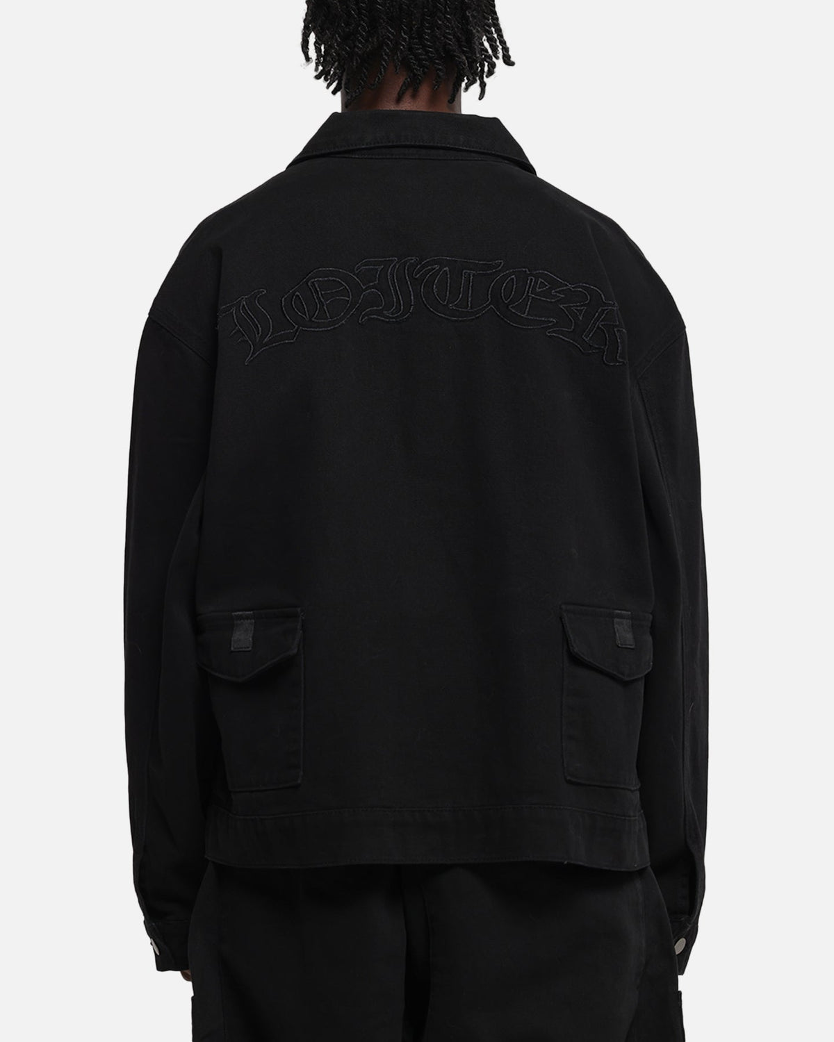 Loiter Combat Utility Jacket Washed Black