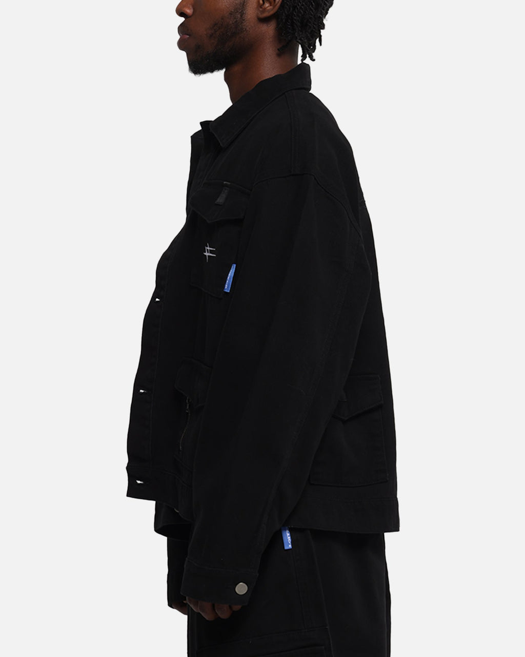 Loiter Combat Utility Jacket Washed Black